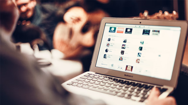 writer using social media to boost personal brand