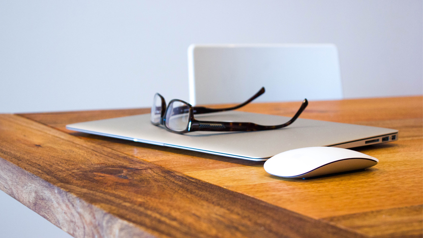 home office set up for employee to work from home