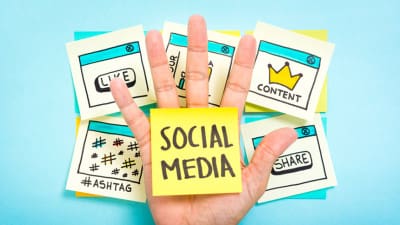 Illustration of Social Media Strategy