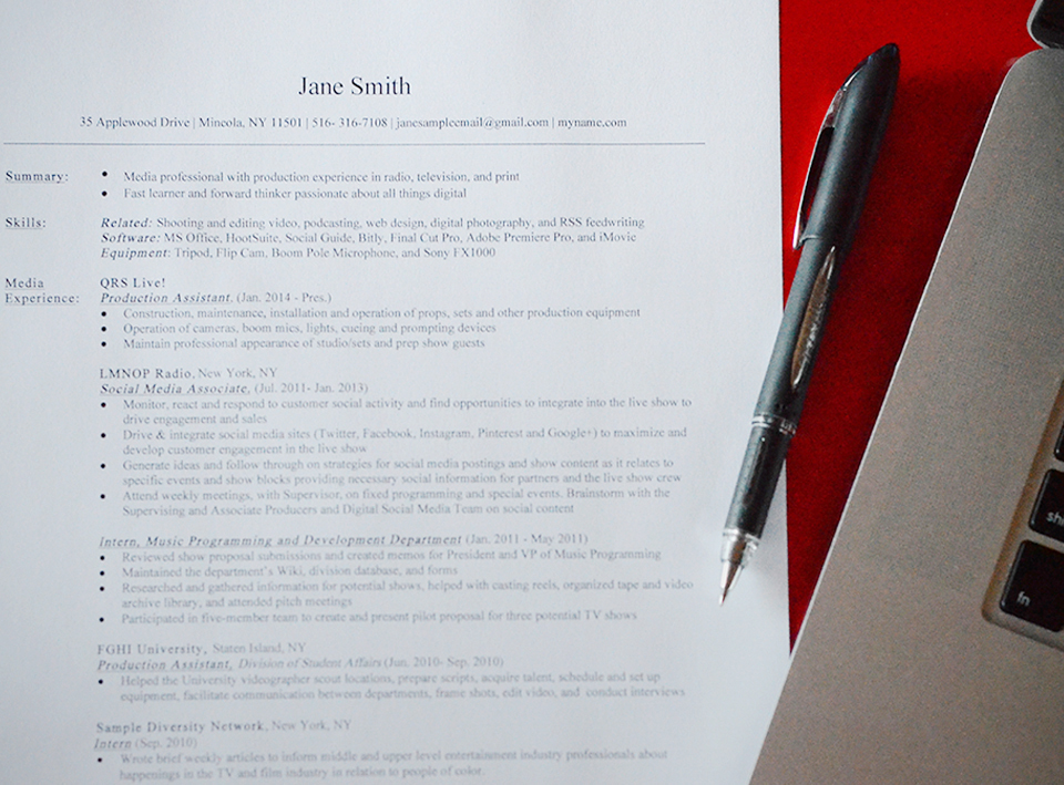 Entry level resume 0299 960×709