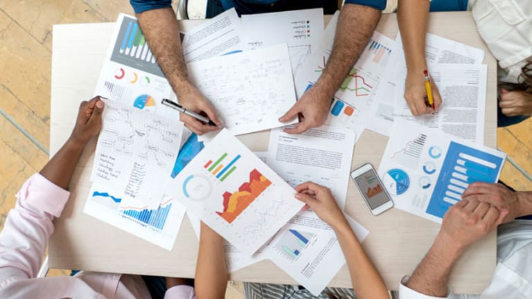 Group analyzing documents