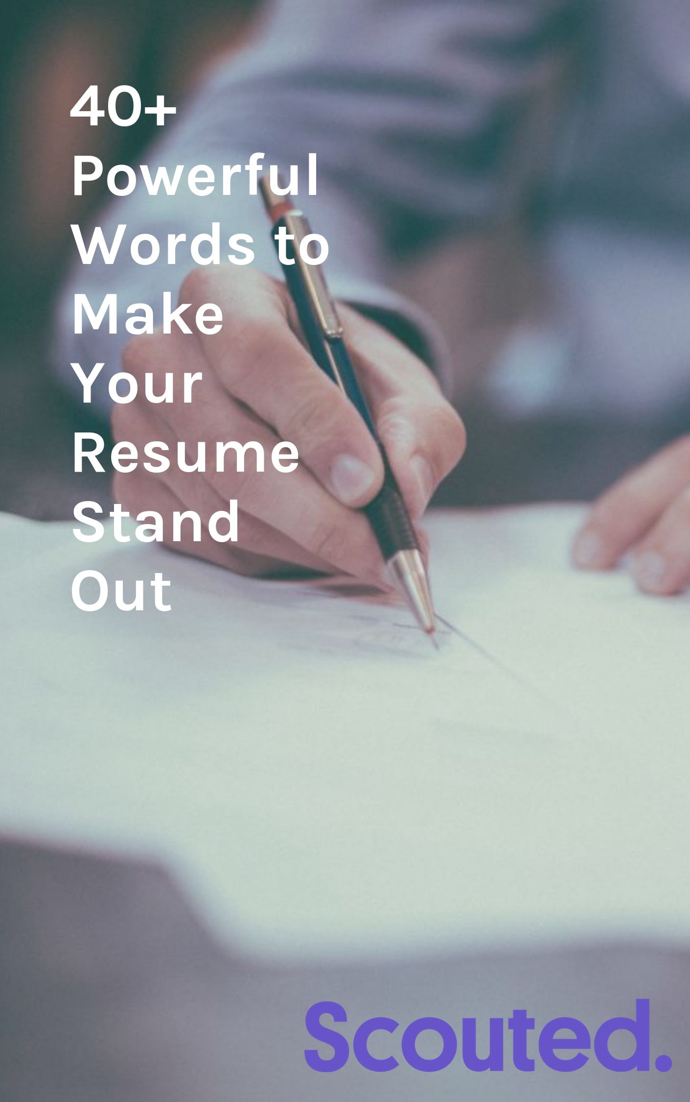 While you don't have to copy and paste these words and force them into your resume, take a hard look at your resume and ask yourself if it really tells a hiring manager what you can do for them. And if you feel inclined to some word inspiration to help spruce up your resume, take a look at the list we curated below and feel free to glitter your resume with words that will show a hiring manager that you're a game changer. You don't just show up and do a job, you show up and make a difference.