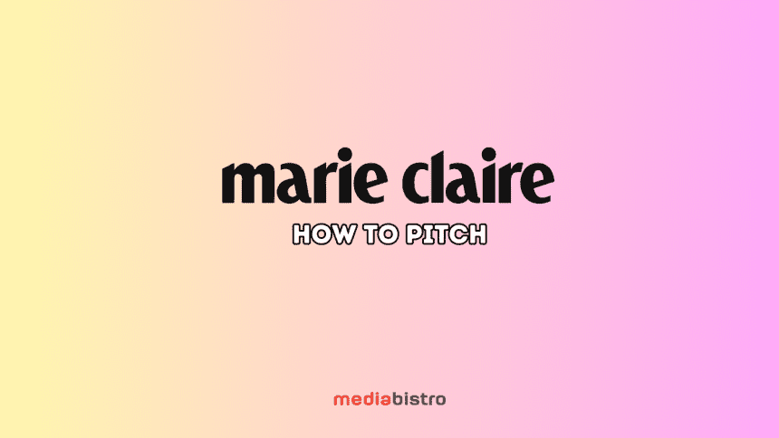 How to pitch marieclaire